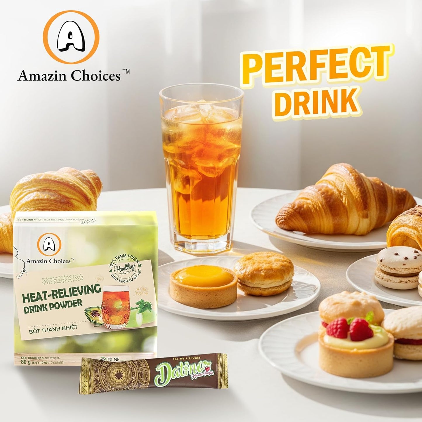 Amazin Choices Heat-Relieving Drink Powder 80g x 3 Boxes