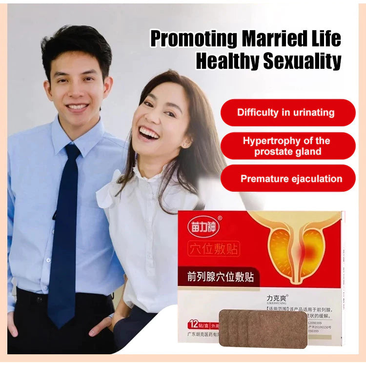 Prostate patch - Enhancing men's physiology