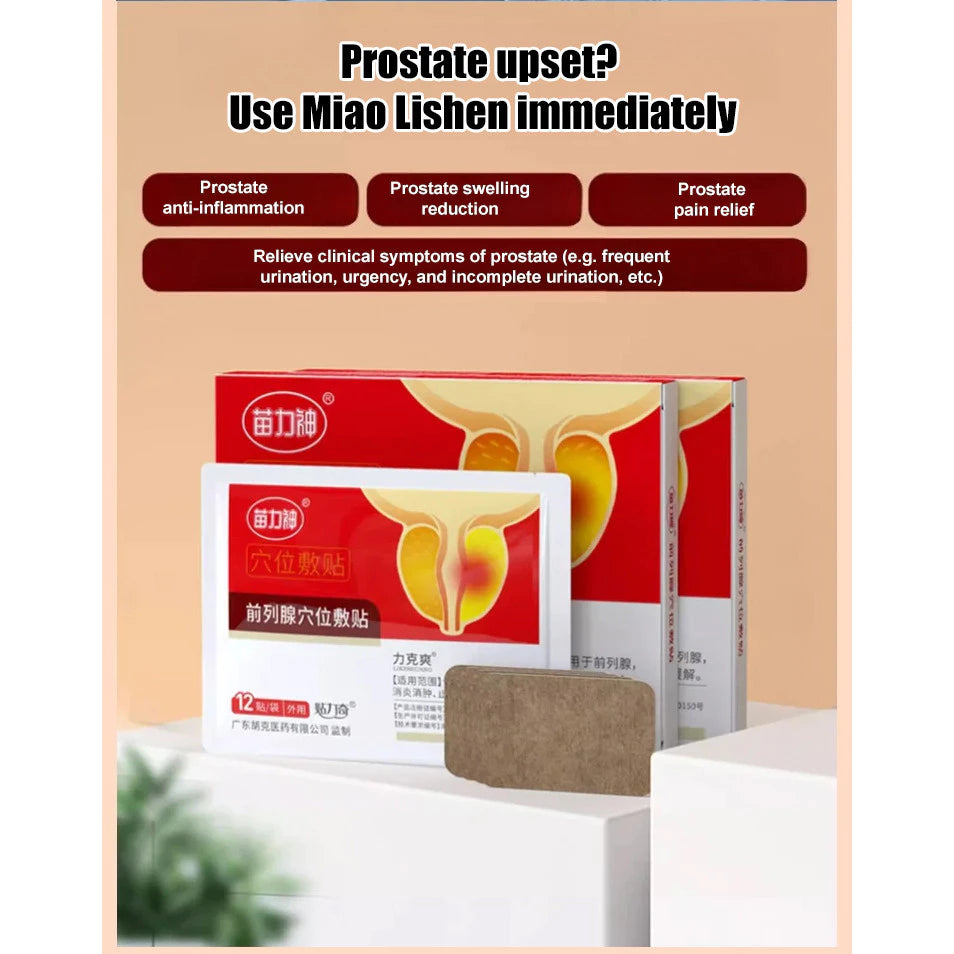 Prostate patch - Enhancing men's physiology