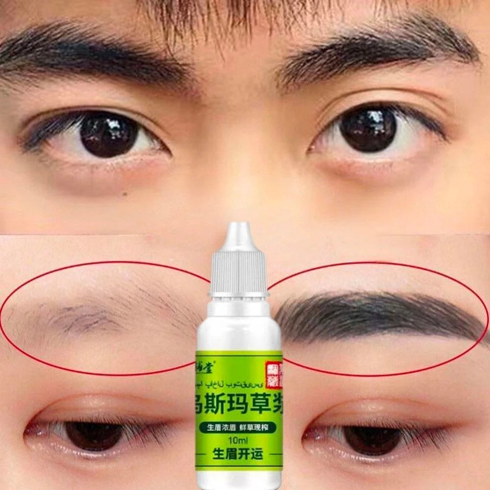 Serum thảo dược Usma kích mọc lông mi mày tóc, serum cỏ Usma Tân Cương 3in1 giúp mi mày tóc chắc khoẻ mọc nhanh