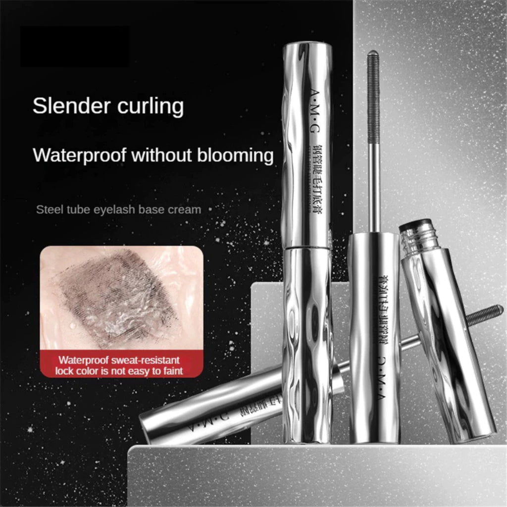 Comb-head A.M.G mascara for separating, curling, and lengthening lashes naturally, steel-tube macara lash brush