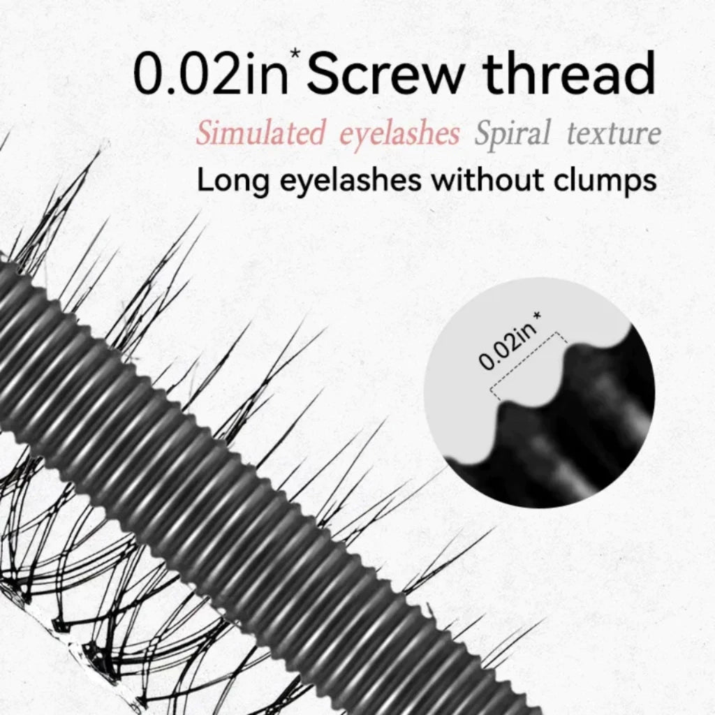 Comb-head A.M.G mascara for separating, curling, and lengthening lashes naturally, steel-tube macara lash brush