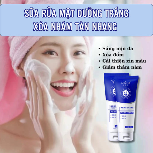 (SRM-Aofuxue) Whitening cleanser that fades dark spots, nourishes skin, smooths wrinkles, and promotes a youthful, radiant complexion.
