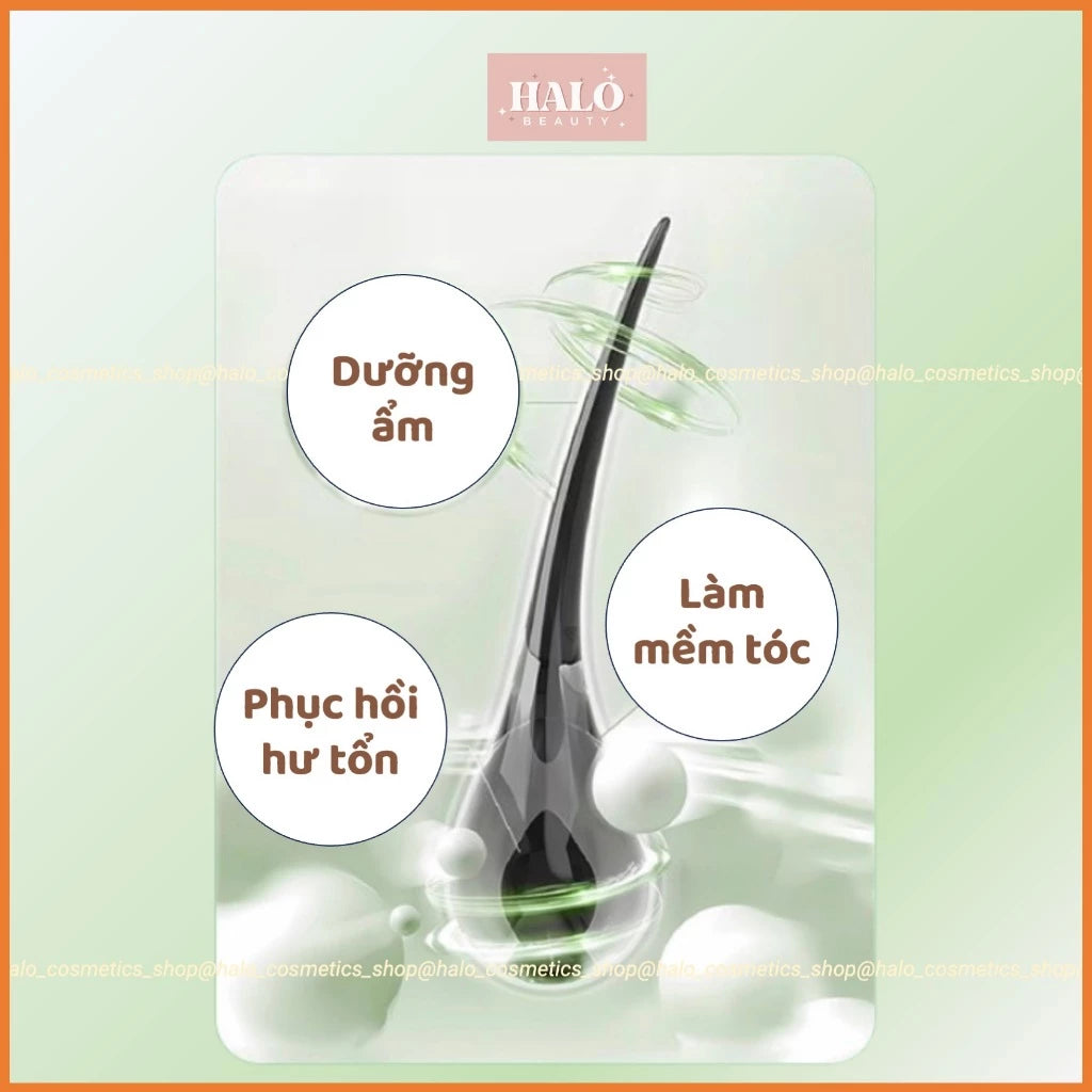 Keratin hair mask restores damaged hair, nourishes smooth and shiny hair, helps it stay in place, prevents hair loss, dryness, frizz, curling, and dyeing