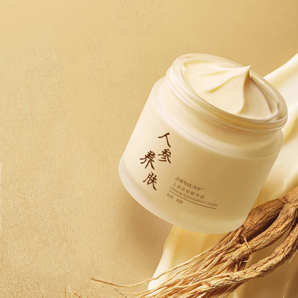 Ginseng Anti-Aging Cream for Deep Skin Care, Removes Dark Spots, Fades Wrinkles