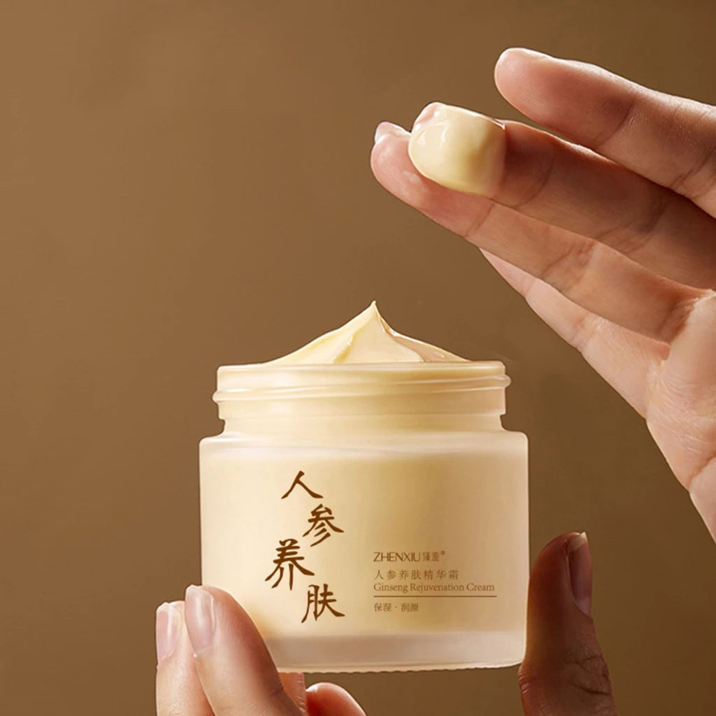 Ginseng Anti-Aging Cream for Deep Skin Care, Removes Dark Spots, Fades Wrinkles