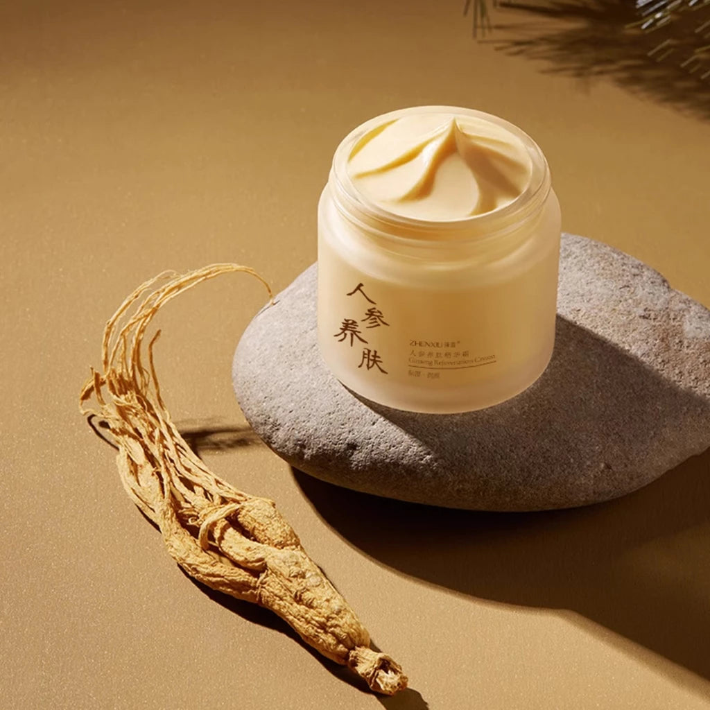 Ginseng Anti-Aging Cream for Deep Skin Care, Removes Dark Spots, Fades Wrinkles