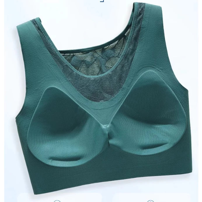 Bra7 - Sporty bra with a charming lace back