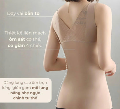 A10 -A perfect combination of bra + shaping top + thermal layer