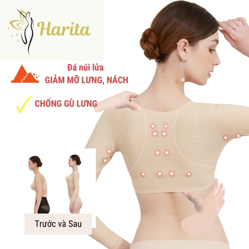 AL7 - Harita Premium Arm Shaping and Back Slimming Garment - Export Quality to Japan