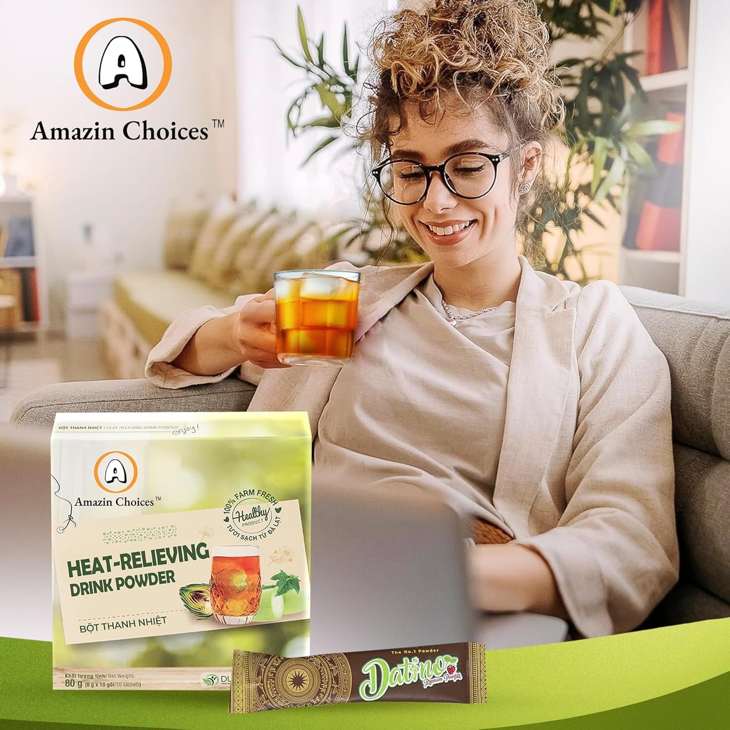 Amazin Choices Heat-Relieving Drink Powder 80g x 3 Boxes