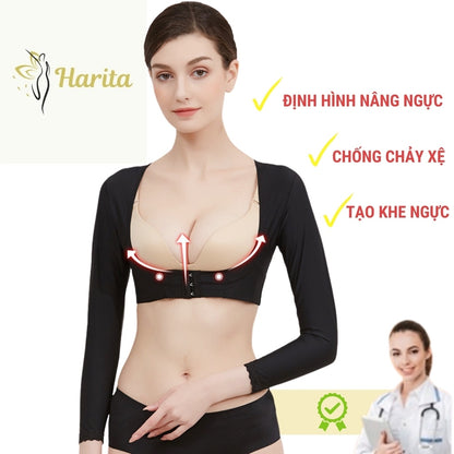 AL7 - Harita Premium Arm Shaping and Back Slimming Garment - Export Quality to Japan