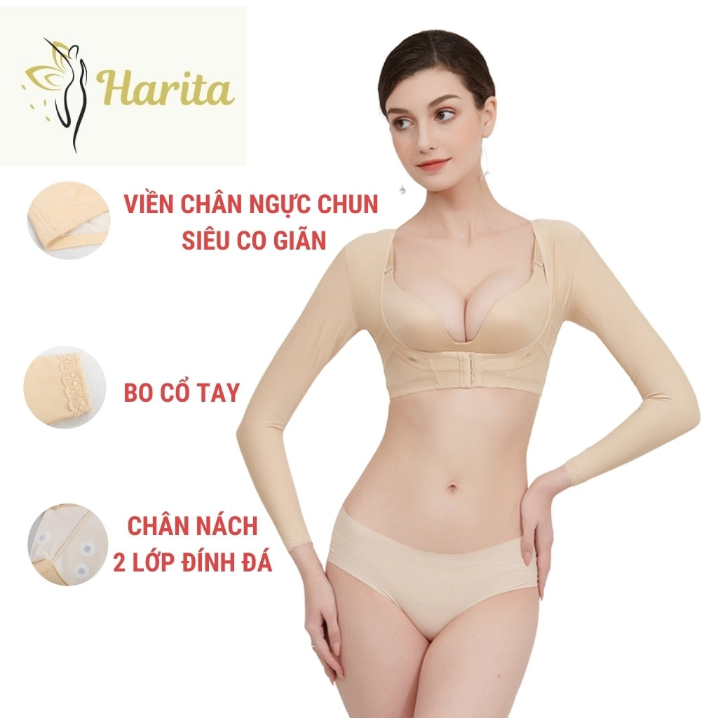 AL7 - Harita Premium Arm Shaping and Back Slimming Garment - Export Quality to Japan