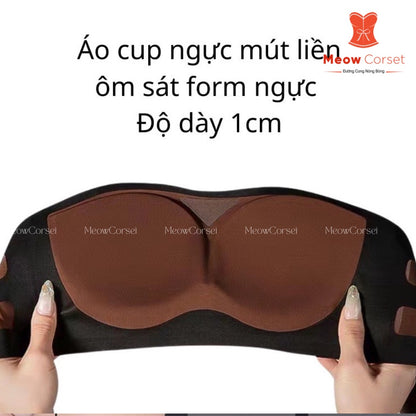 Premium Strapless Anti-Slip Bra with Thin Padding and Wireless Design AL9