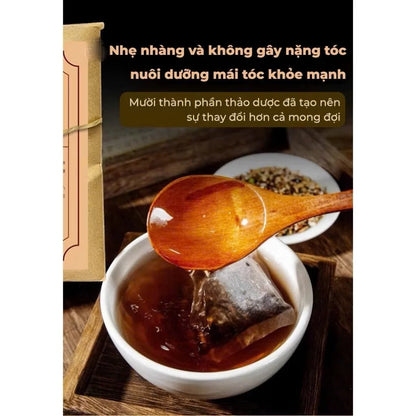 Black Wood Hair Nourishing Tea - Black Wood Tea for black hair, beautiful skin, cooling down, reducing hair breakage, anti-aging