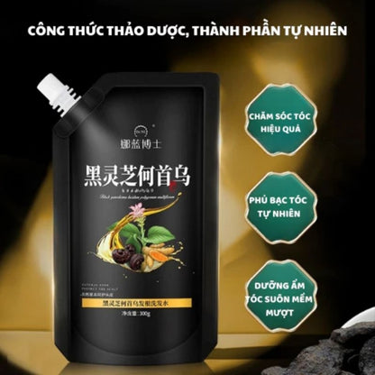 Black Ganoderma silver-coated shampoo