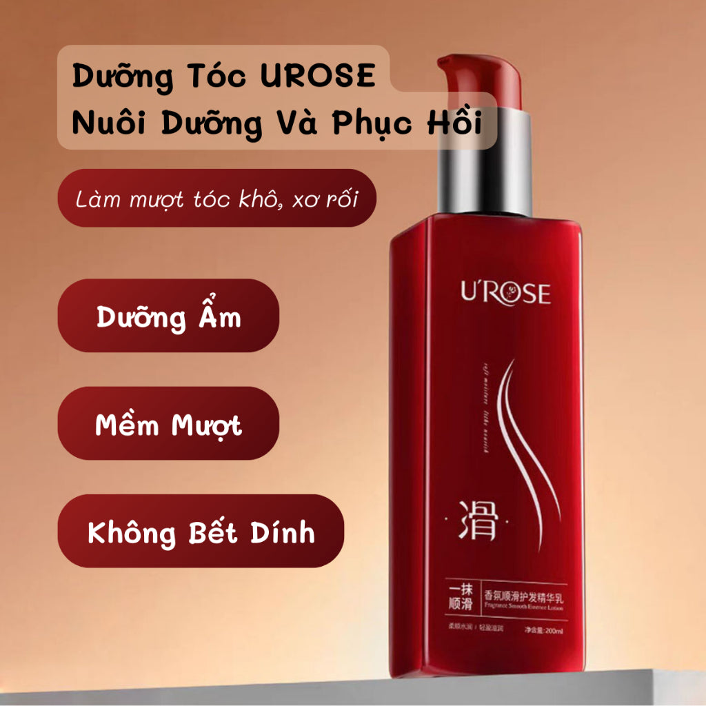 U'Rose Hair Mask: Reduces Dryness and Frizz