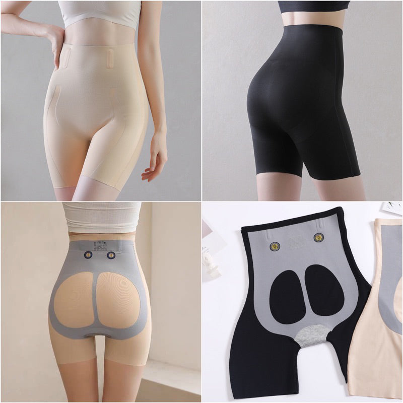 QL7 - High-Waisted Tummy Control Panties: Waist Cinching, Stretchy, and Breathable