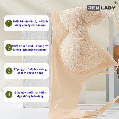 AL20 - Women's Lace Bra Sexy and Alluring Wireless