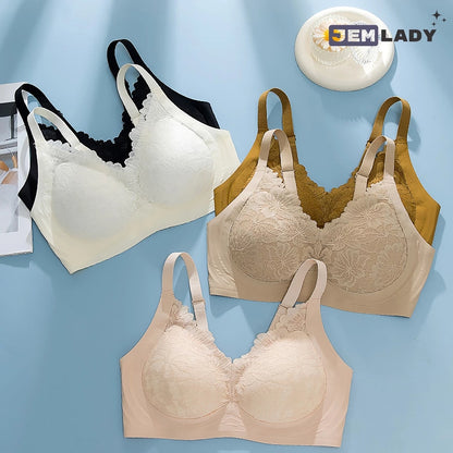 AL20 - Women's Lace Bra Sexy and Alluring Wireless