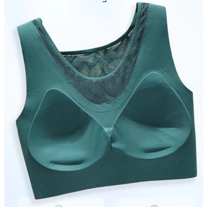 Bra7 - Sporty bra with a charming lace back