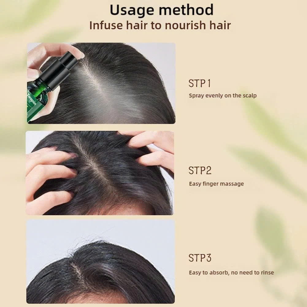 Youpin hair spray for preventing hair loss, improving hair shedding with herbal extracts