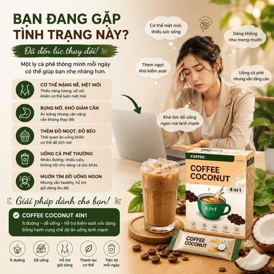 COCONUT COFFEE– SUPPORTS FAT BURNING & WEIGHT MANAGEMENT