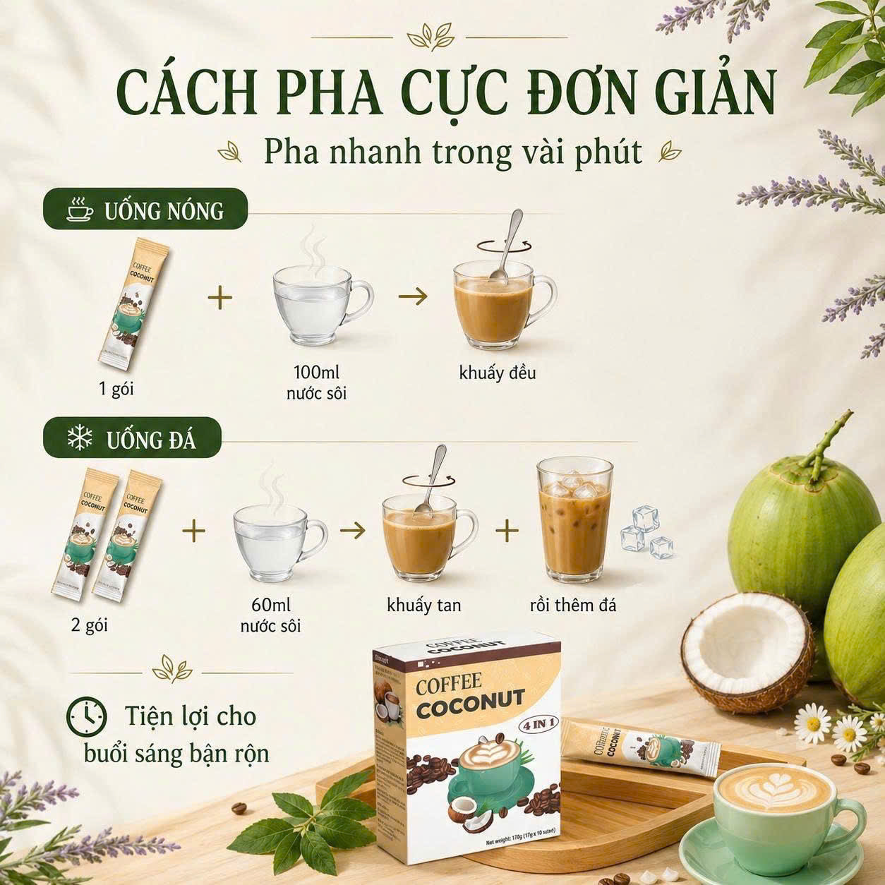 COCONUT COFFEE– SUPPORTS FAT BURNING & WEIGHT MANAGEMENT