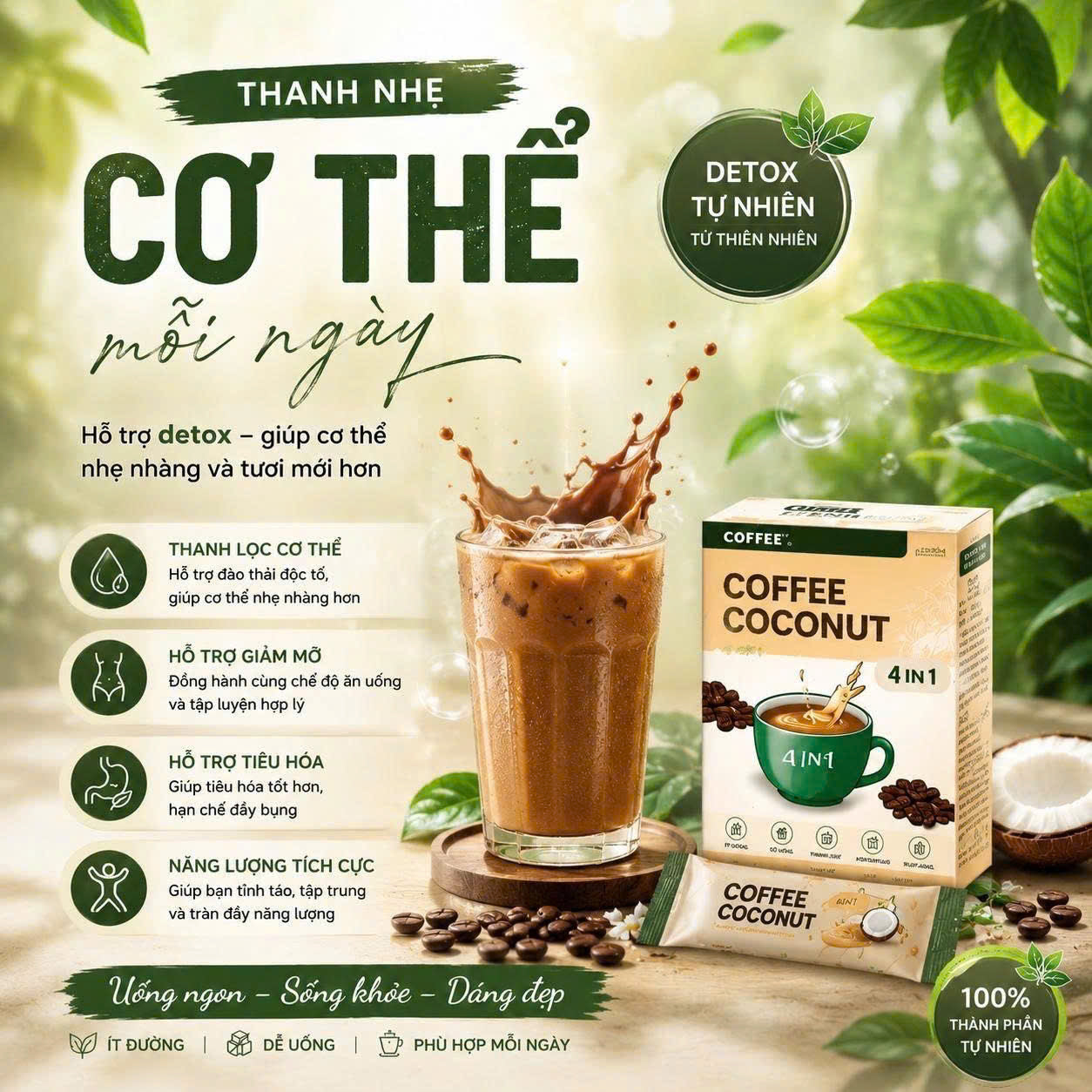 COCONUT COFFEE– SUPPORTS FAT BURNING & WEIGHT MANAGEMENT